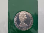 Îles Salomon. Proof Set / 5 Dollars 1977 (2 items) (Sans, Postzegels en Munten