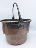 Openhaard accessoire - Houtbak - Koper - Aker
