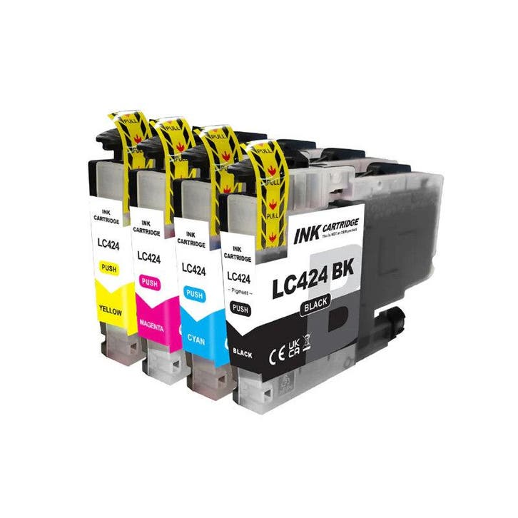 Huis-Merk  BROTHER LC-424 Yellow +CHIP 10ml, Informatique & Logiciels, Fournitures d'imprimante, Envoi