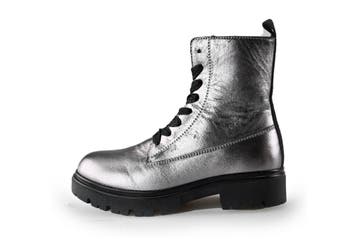 Muyters Veterboots Meisjes in maat 31 Zilver, Verzenden, Jongen of Meisje, Schoenen, Nieuw
