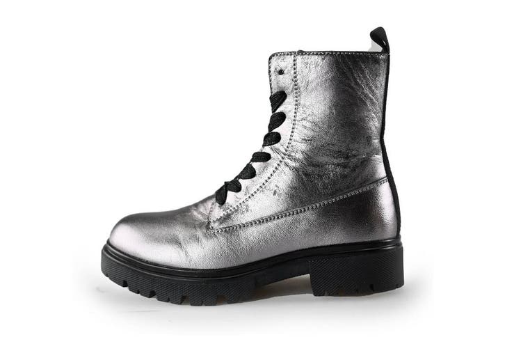 Muyters Veterboots Meisjes in maat 31 Zilver, Kinderen en Baby's, Kinderkleding | Schoenen en Sokken, Jongen of Meisje, Schoenen