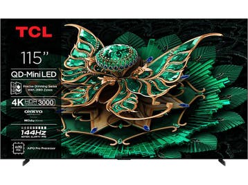 Tcl -  Ultra Hd 4k Mini-led-tv 115 Inch 2025 - Zwart, Verzenden