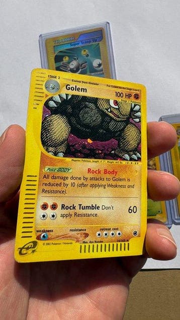 Pokémon - 7 Card - Golem Holo Rare, Magikarp, Weezing Rare,