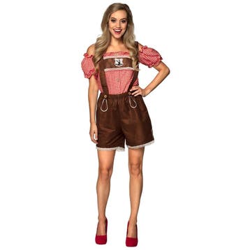 Lederhose met Blouse Dames, Verzenden