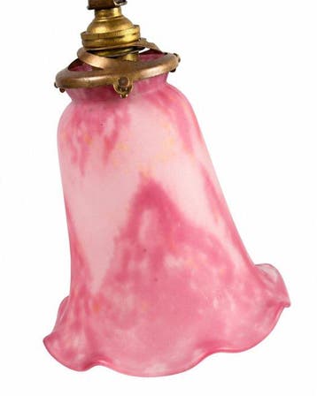 Daum Nancy - Tafellamp - Elegante Art Nouveau Tafellamp -