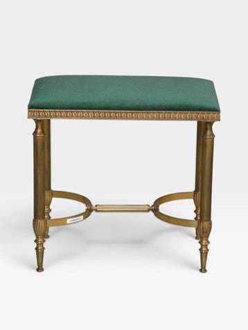 Tabouret - Métal, Velours - Tabouret