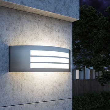 vidaXL Tuinwandlamp roestvrij staal, Tuin en Terras, Verzenden, Nieuw