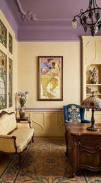 Art Nouveau Tegel - In the manner of Alphonse Mucha