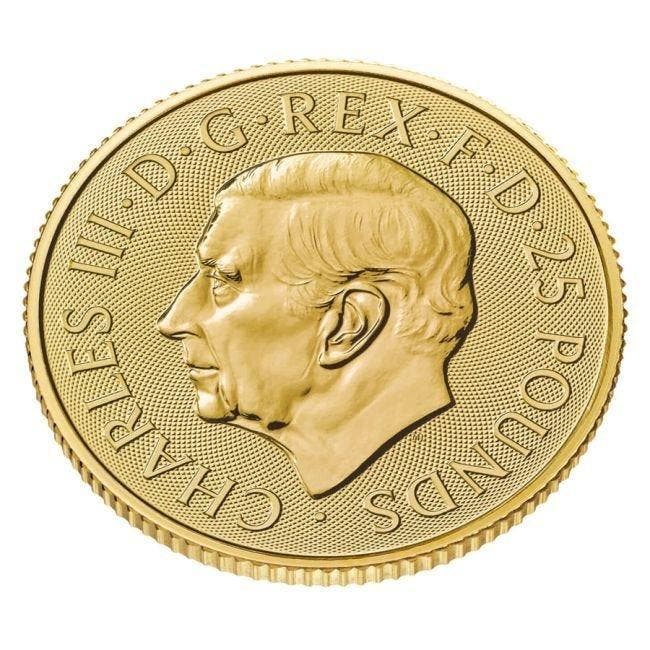 Verenigd Koninkrijk. 25 Pounds 2024 1/4 oz £25 GBP Great, Timbres & Monnaies, Métaux nobles & Lingots