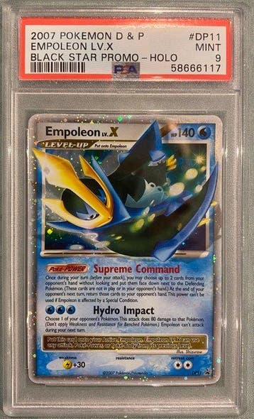 Pokémon - 1 Graded card - Empoleon LV.X 2007 Pokemon Black, Nieuw