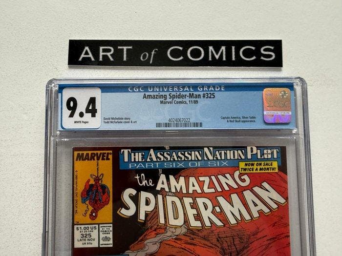 The Amazing Spider-Man #325 - Captain America, Red Skull,, Livres, BD | Comics