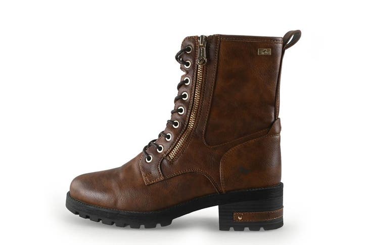 Mustang Veterschoenen in maat 38 Cognac, Kleding | Dames, Schoenen, Overige kleuren, Zo goed als nieuw, Overige typen, Verzenden