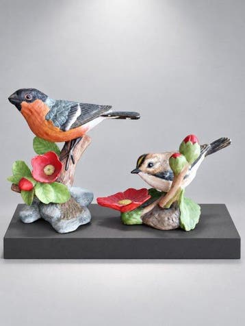 Decoratief ornament (2) - Franklin Mint - Duitsland - 2, Antiquités & Art