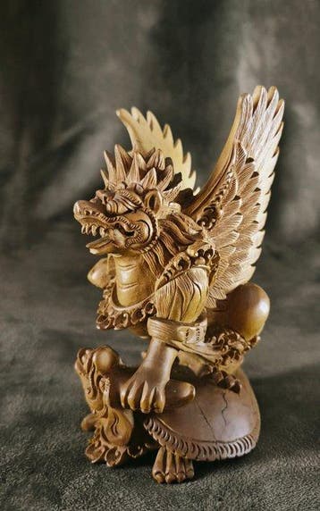 Bali Sandelhout Singha leeuw - Indonesië (Zonder