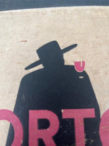 Carton publicitaire Porto Sandeman - g. massiot - Enseigne
