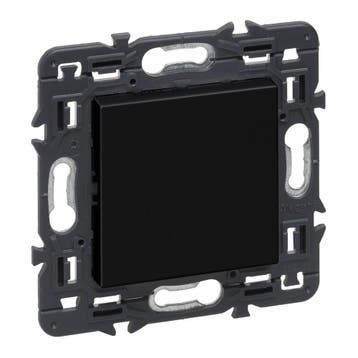 Plaque noire Legrand Val Full Device avec fixation par vis -, Verzenden