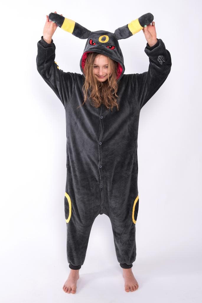 Onesie Umbreon Pokemon Pak 128-134 Pyjama Kind Kostuum, Kinderen en Baby's, Carnavalskleding en Verkleedspullen, Nieuw, Ophalen of Verzenden