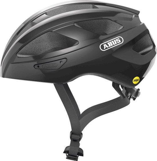 Abus Macator MIPS racefietshelm - Zwart - M (Auto & Fiets), Fietsen en Brommers, Fietsaccessoires | Fietshelmen, Nieuw, Verzenden