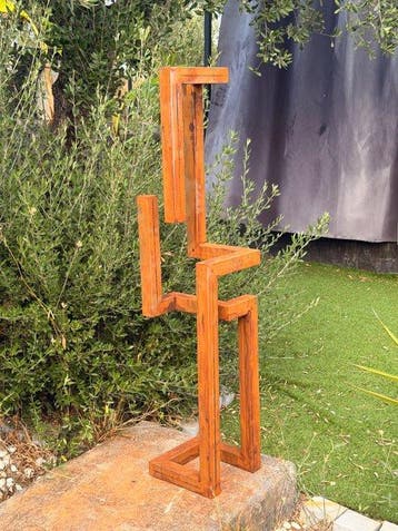Ana Lucia B.M - Sculpture Corten - XL - No Reserve
