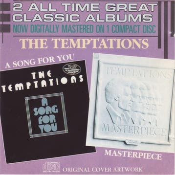 Temptations, The - A Song For You / Masterpiece (CD 1986), Cd's en Dvd's, Cd's | Dance en House, Verzenden, Gebruikt