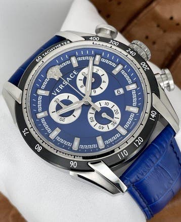 Versace - V-Chrono Chronograph - VE2I007 21 - Homme - 2020, Nieuw