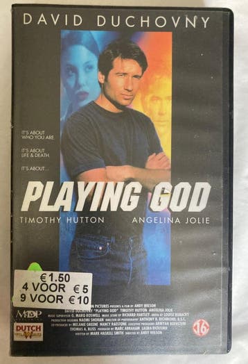PLAYING GOD (EX RENTAL) (VHS), CD & DVD