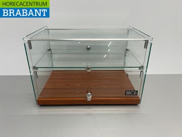 HCB Glazen opzet vitrine 50 liter 55,4 cm Horeca, Ophalen of Verzenden