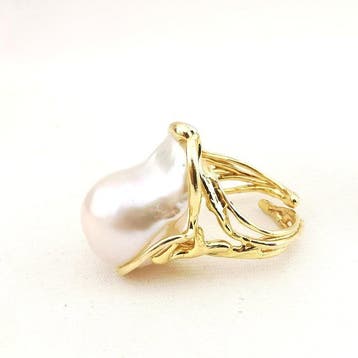 Parel - Argento 925 - Ring - perla edison