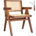 tectake Eetkamerstoel Lizzy met Weens vlechtwerk in boho-sti, Huis en Inrichting, Verzenden, Nieuw