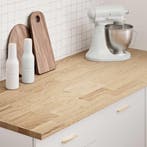 vidaXL Keuken werkblad rechthoekig 140x63,5x2,7 cm massief, Verzenden, Nieuw