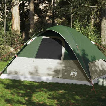 vidaXL Koepeltent 6-persoons waterdicht groen, Verzenden, Nieuw