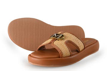 Mexx Muiltjes in maat 40 Beige, Mexx, Verzenden, Beige, Zo goed als nieuw