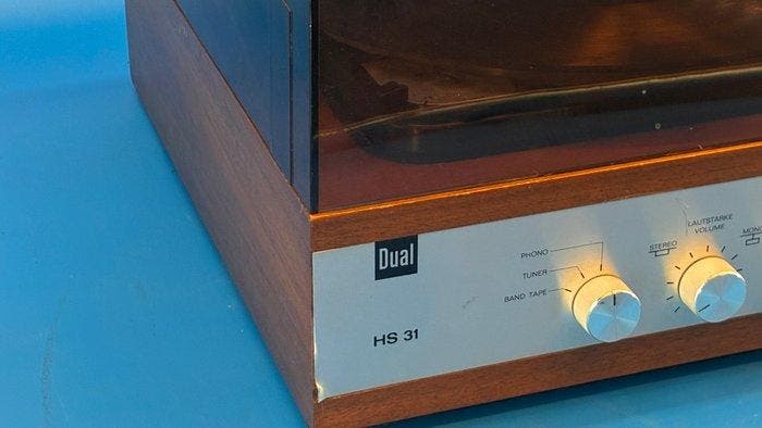 Dual - HS 31 (amplifier) with 1015 Platenspeler, TV, Hi-fi & Vidéo, Radios