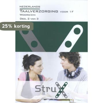 Nederlands Taalverzorging 1F Woord/zin / 2 van 3 / StruX, Boeken, Verzenden, Zo goed als nieuw, Ruud Schinkel
