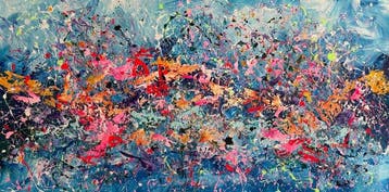 Ivanka Matiss - Ocean garden N:37 XXL, Antiek en Kunst