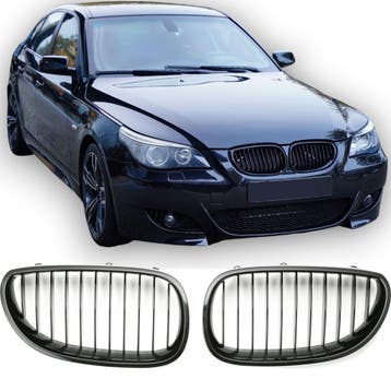 Sportieve Grille geschikt voor BMW 5-Serie E60 en E61 enkele, Auto diversen, Auto-accessoires, Verzenden, Nieuw