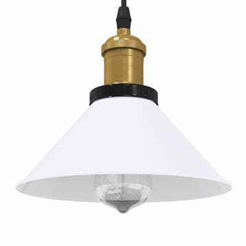 vidaXL Hanglamp in hoogte verstelbaar E27 Ø22 cm metaal, Verzenden, Nieuw