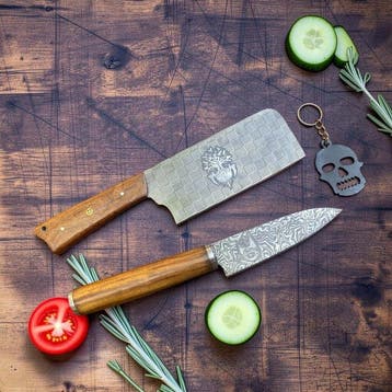 Keukenmes - Utility knife - Professionele handgemaakte