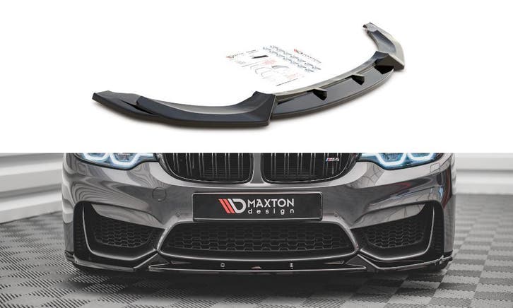 Maxton Design Front Splitter BMW F80 F82 F83 M3 M4 B3231, Auto-onderdelen, Carrosserie, Nieuw, Herkomst onderdeel bekend, BMW