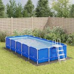 vidaXL Zwembadgrondzeil 640x321 cm polyester geotextiel, Tuin en Terras, Verzenden, Nieuw
