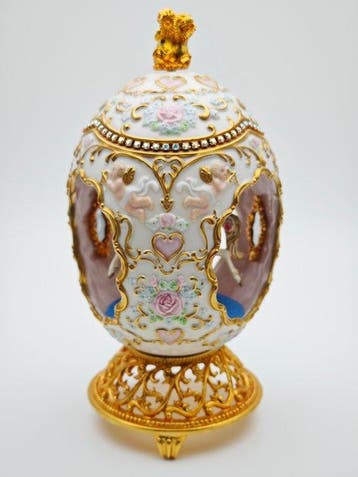 Œuf Fabergé - Maison Fabergé Cheval de carrousel Œuf musical