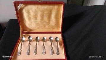 Koffielepel (6) - .800 zilver