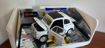 Bburago 1:16 - Modelauto - Fiat 500 Abarth, Nieuw