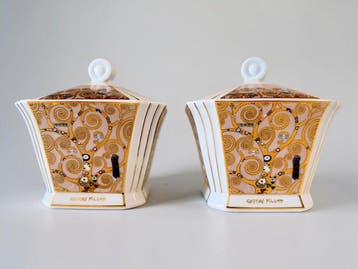 Goebel Artis Orbis -Set - Gustav Klimt - Bol - Porcelaine -, Antiek en Kunst
