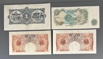 Groot-Brittannië, Schotland. - 4 Banknotes - Various Dates
