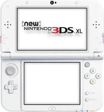 New Nintendo 3DS XL Wit (Nette Staat) (3DS Spelcomputers), Games en Spelcomputers, Ophalen of Verzenden, Zo goed als nieuw