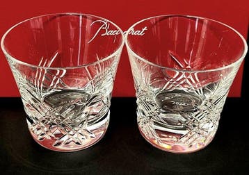 Baccarat - Verre à whisky (2) - Modèle Stella - Cristal -