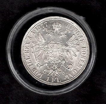 Oostenrijk, Hongarije. Franz Joseph I. 1 Gulden 1877 (Zonder, Postzegels en Munten, Munten | Europa | Niet-Euromunten