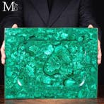 Luxe dienblad - AAA-kwaliteit malachiet - Katanga Mines -