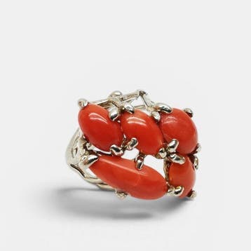 Koraal - Argento 925 - Ring - Italiaans vakmanschap, Verzamelen